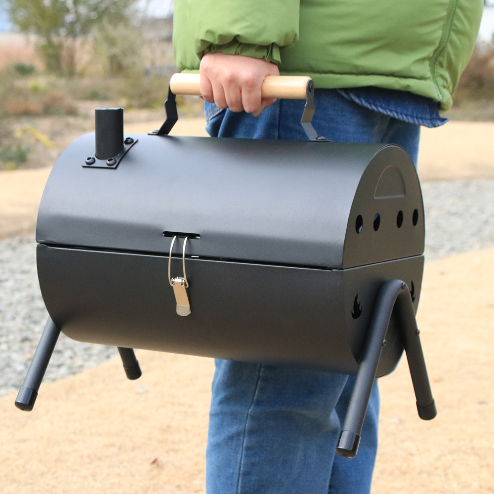 Portable Charcoal Grill, Small - Camping Cooking Grill recension och pris