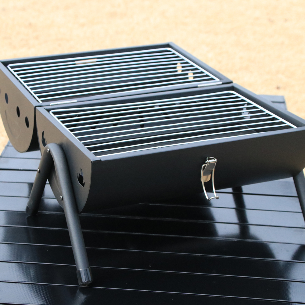 Portable Charcoal Grill, Small - Camping Cooking Grill recension och pris