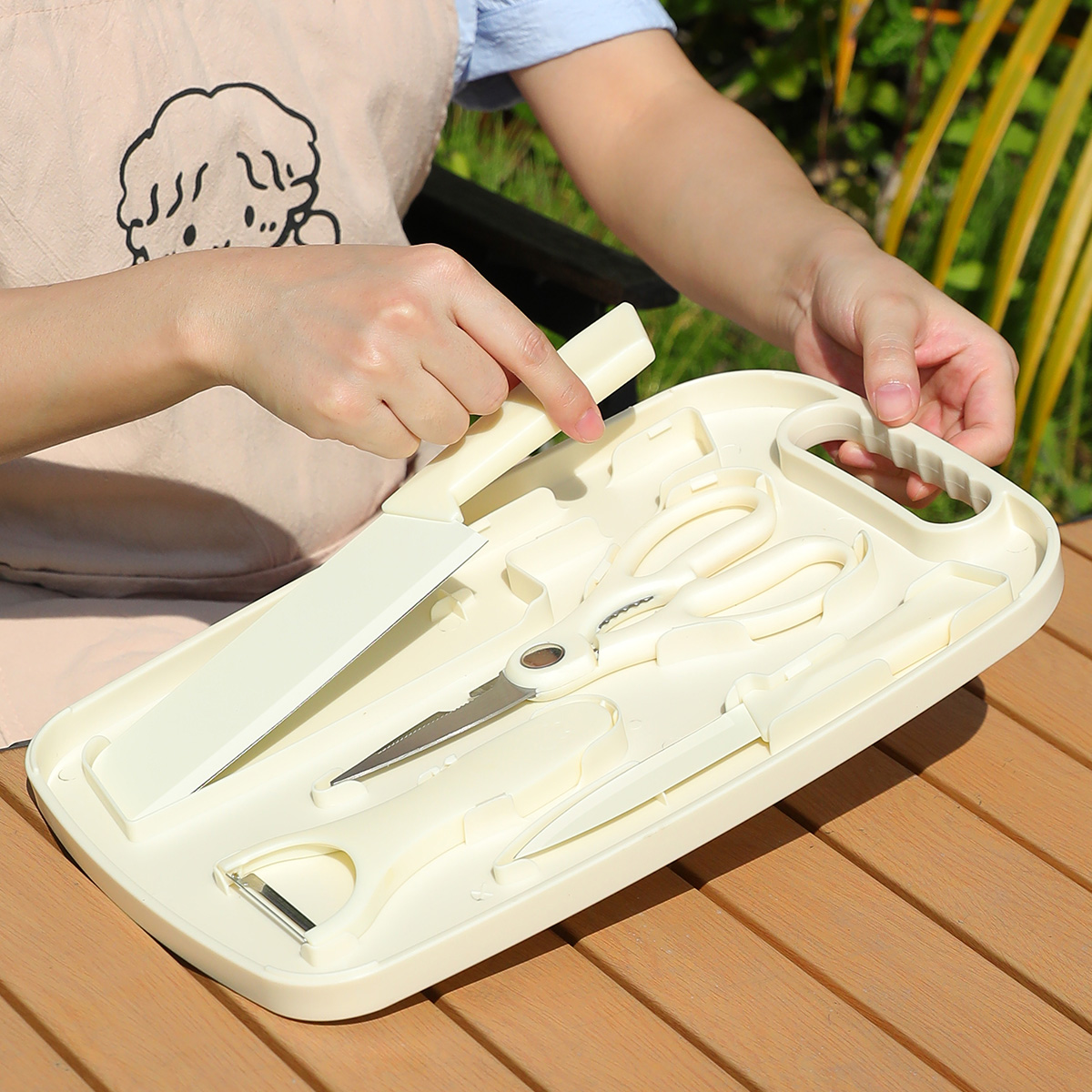 Portable Outdoor Picnic Set Kn - Camping Cooking Container recension och pris