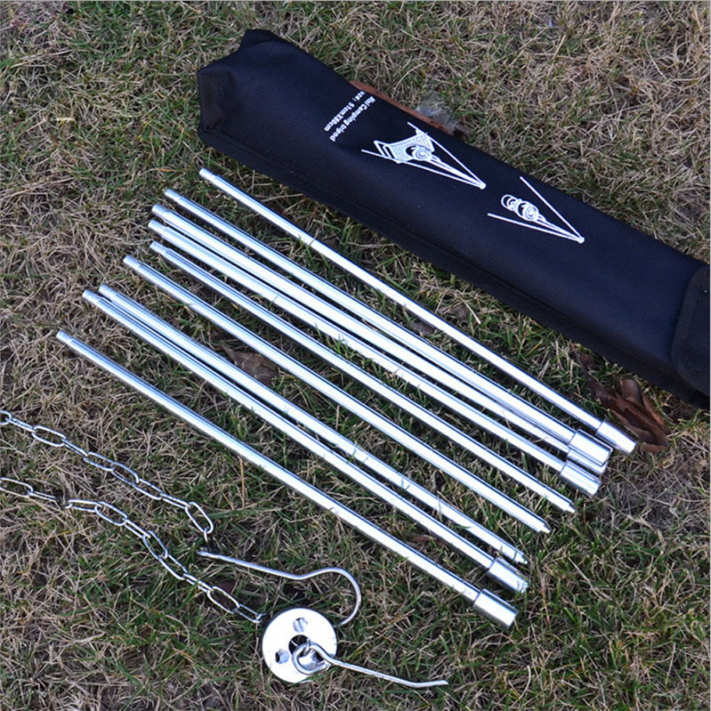 Outdoor Winter Camping Campfir - Camping Cooking Pot Tripod recension och pris