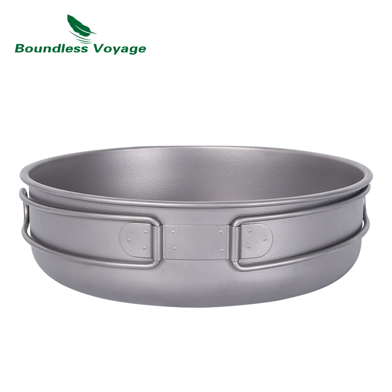 Boundless Voyage Titanium Non- - Camping Cooking Pot With Lid recension och pris