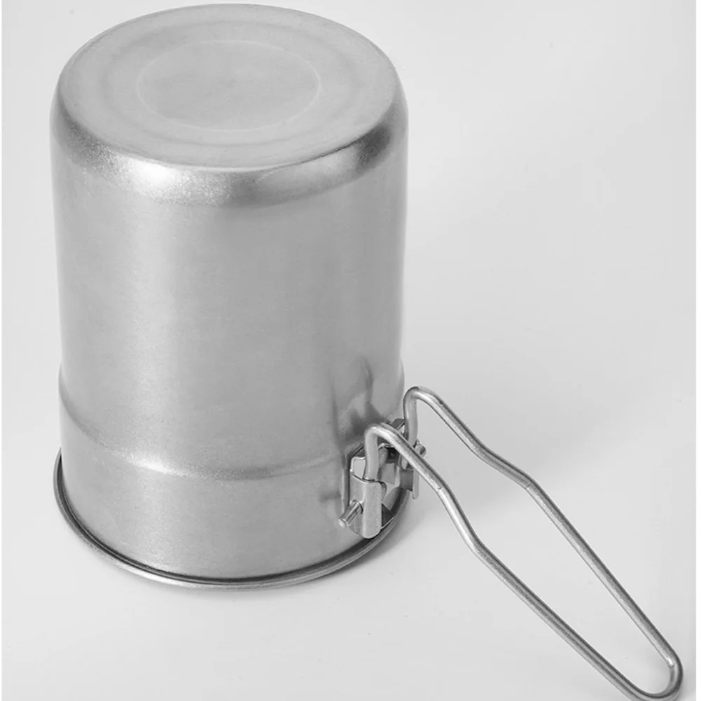 Camping Coffee Cup 1L Stainles - Camping Cooking Pot With Lid recension och pris