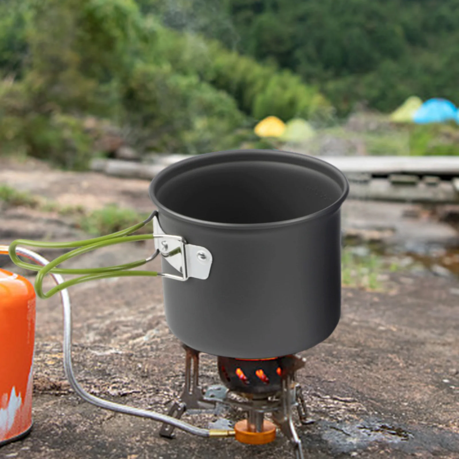 Anodized Aluminum Cookware Cam - Camping Cooking Materials recension och pris