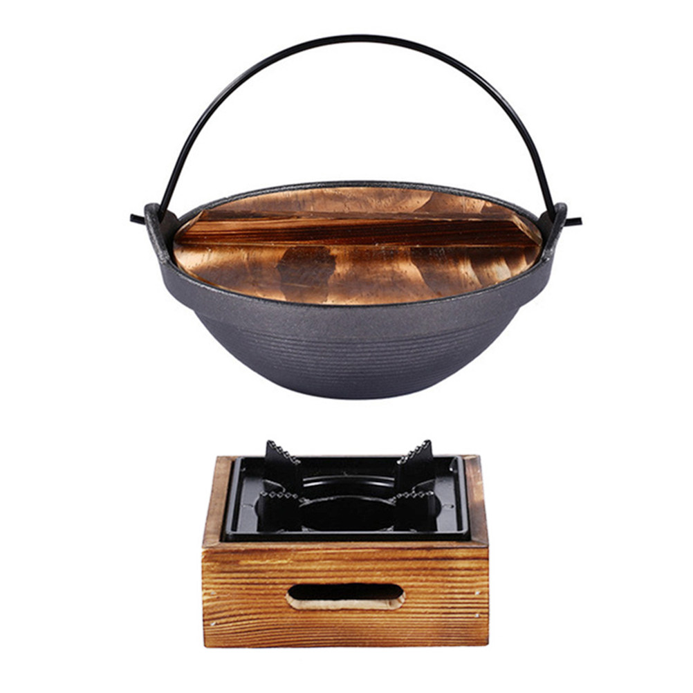 Japanese Style Cast Iron Sukiy - Japanese Camping Cooking recension och pris