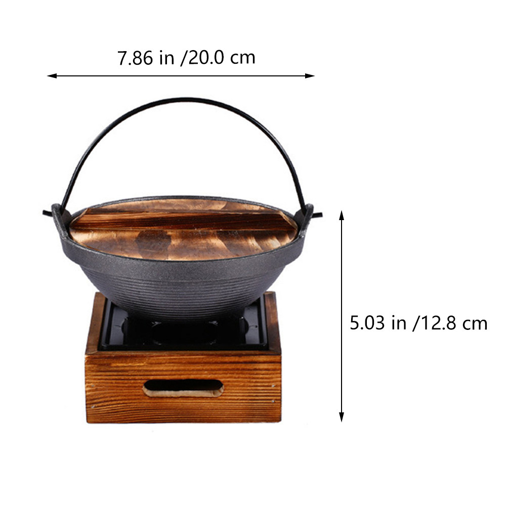 Japanese Style Cast Iron Sukiy - Japanese Camping Cooking recension och pris