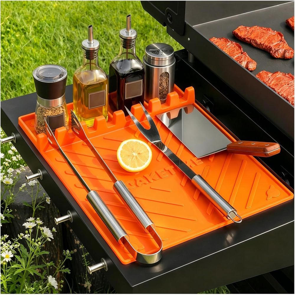 Silicone Grill Mats or Griddle - Camping Cooking Grill recension och pris