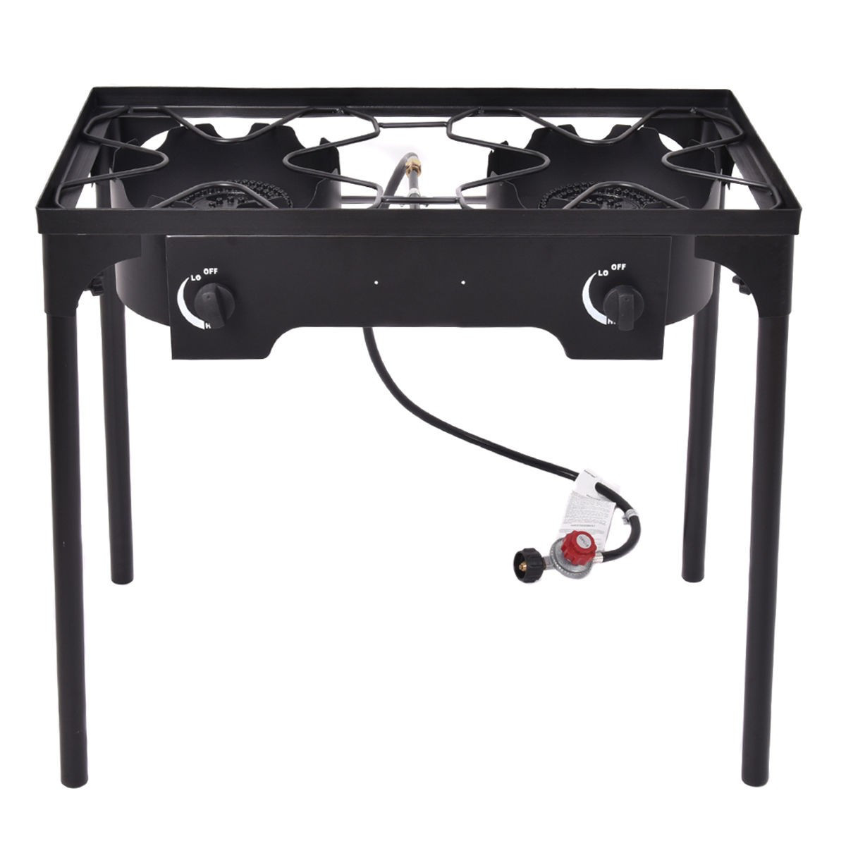150000BTU Portable Propane Dou - Camping Double Cooking Stove recension och pris
