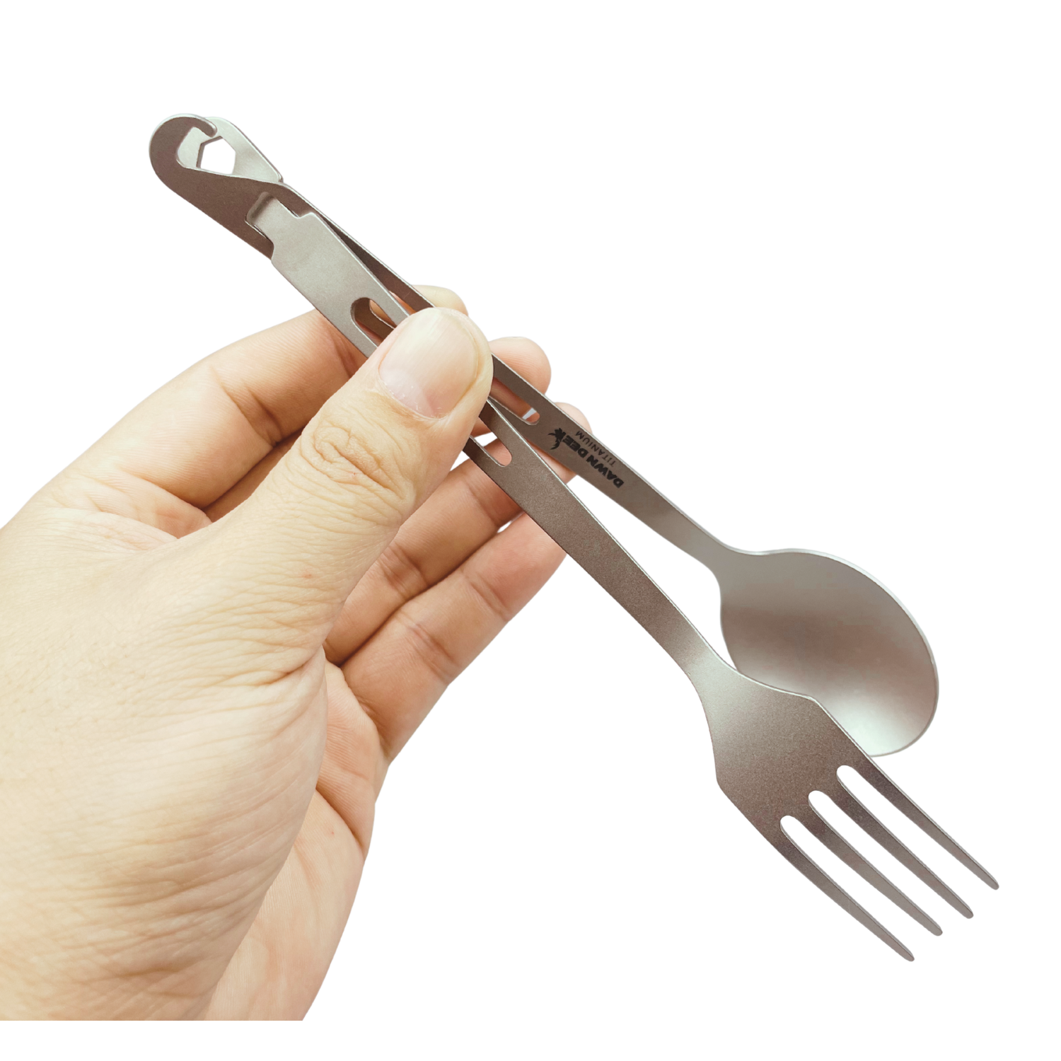 DAWN DEER Titanium Spoon aFork - Camping Cooking Bundle recension och pris