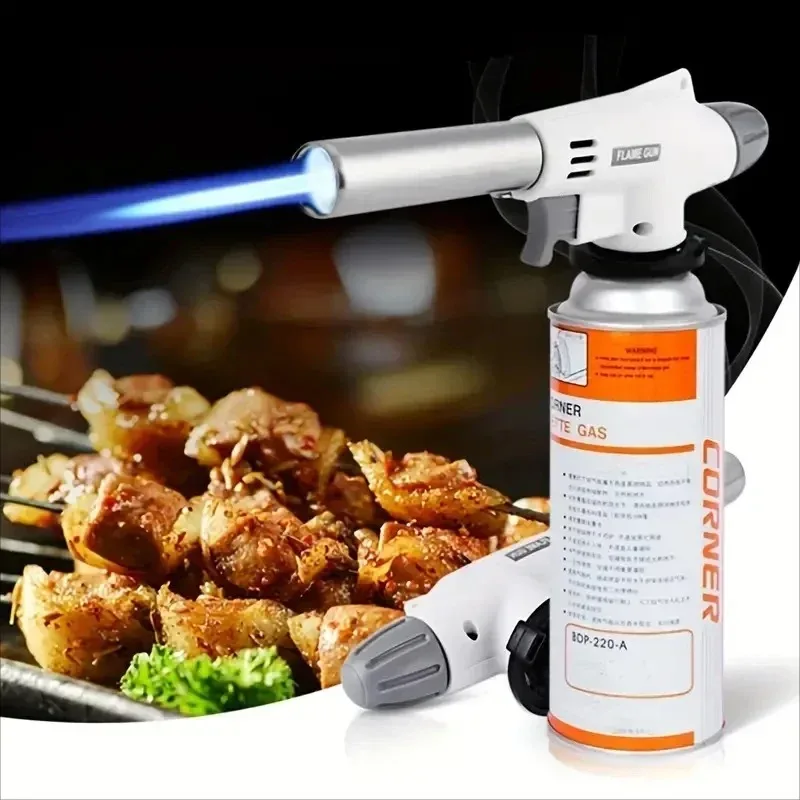 Portable Flame Gun Multifuncti - Camping Cooking Torch recension och pris