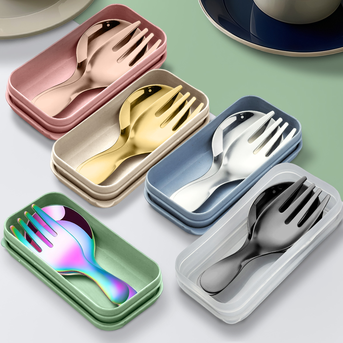 Stainless Steel Tableware Set  - Camping Cooking Bundle recension och pris