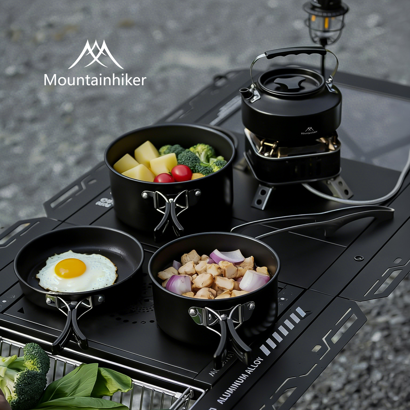 MOUNTAINHIKER Camping Cookware - Quechua Camping Cooking Set recension och pris