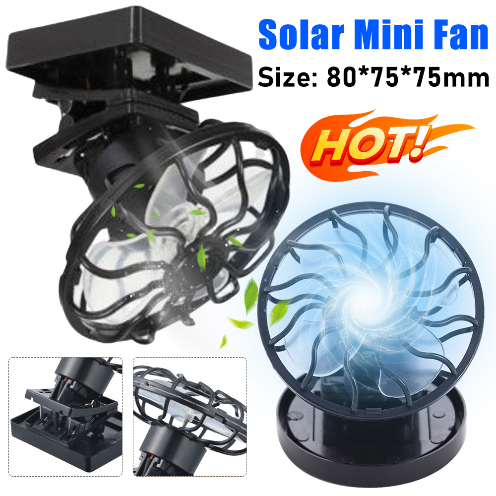 Solar Power Mini Clip Fan Clip - Solar Oven Camp recension och pris