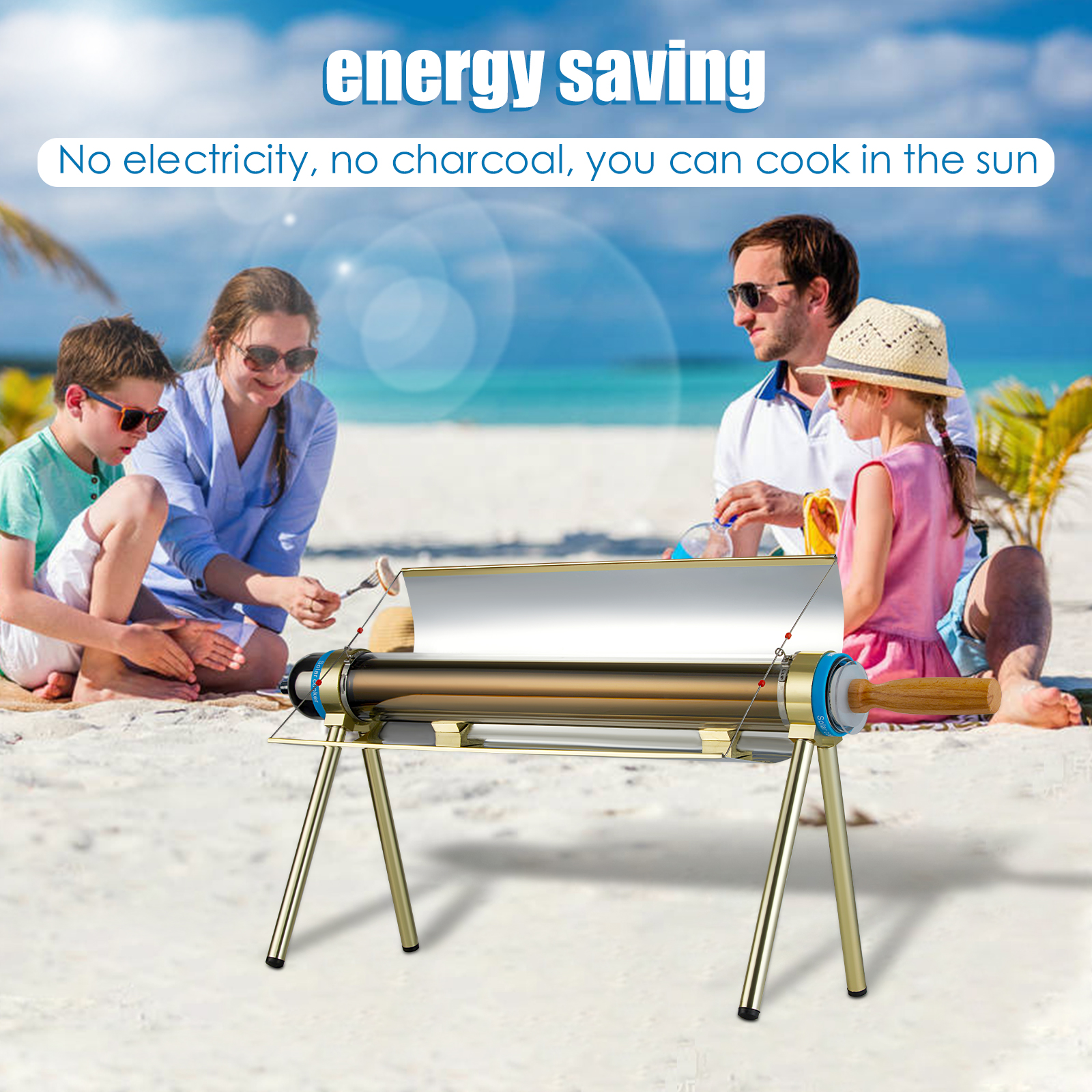 Portable Solar Camping Grill C - Solar Oven Camp recension och pris