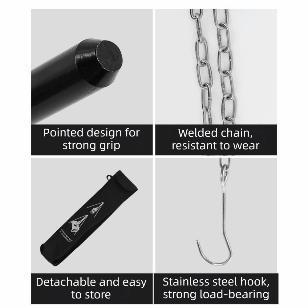 Portable Camping Tripod Adjust - Camping Cooking Pot Tripod recension och pris