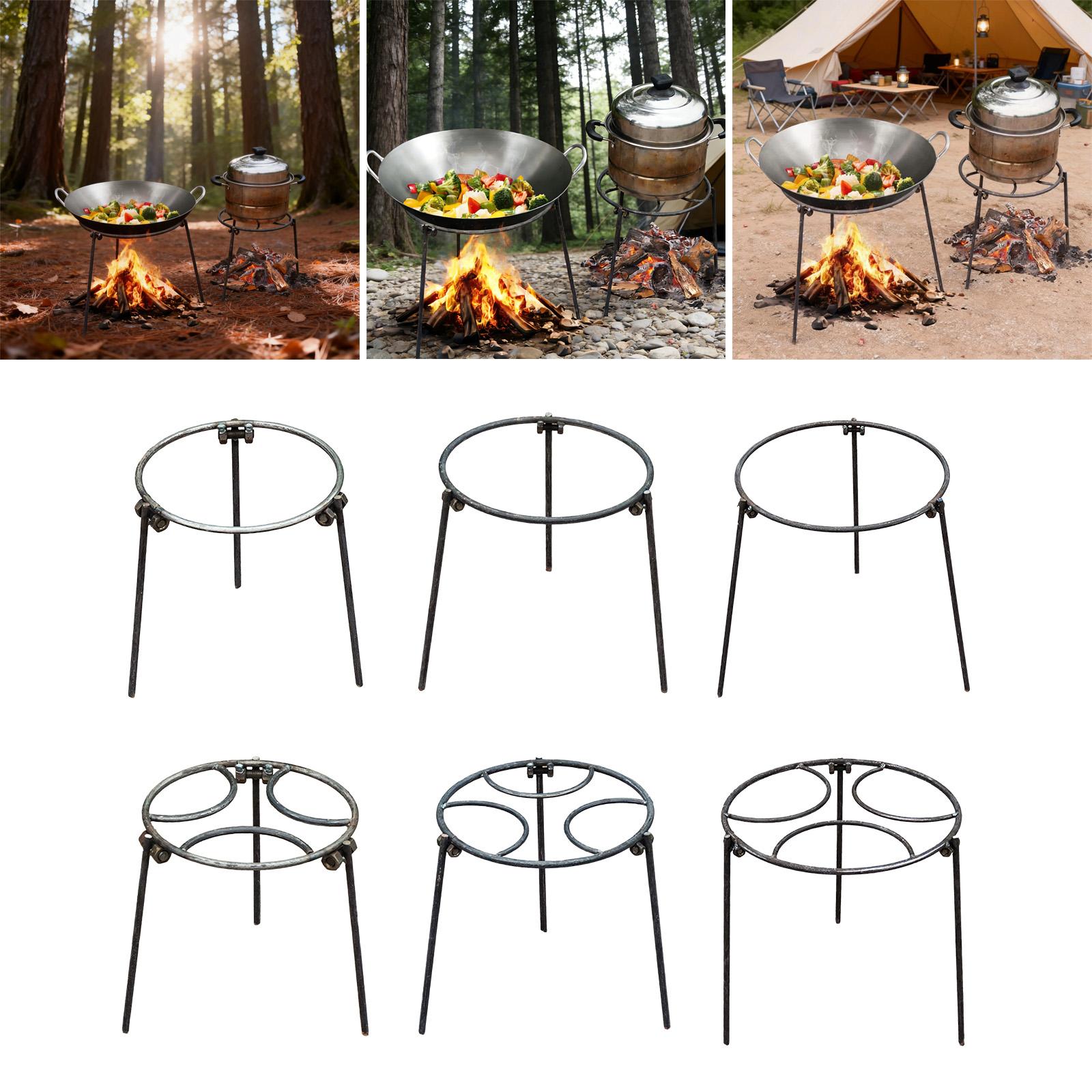 Outdoor Campfire Tripod Foldin - Camping Cooking Pot Tripod recension och pris