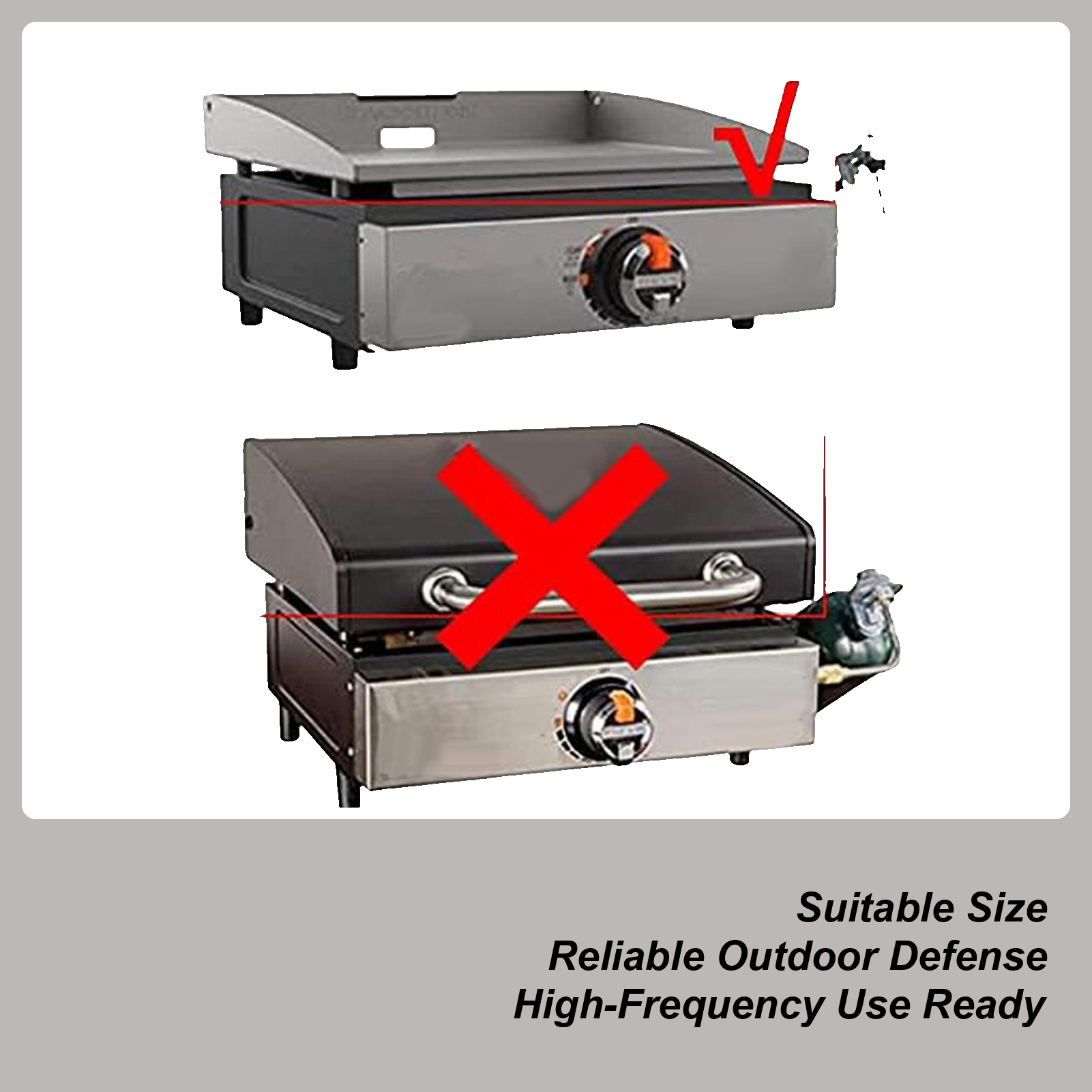 Grilling Cover Heavy Duty Wate - Camping Cooking Grill recension och pris