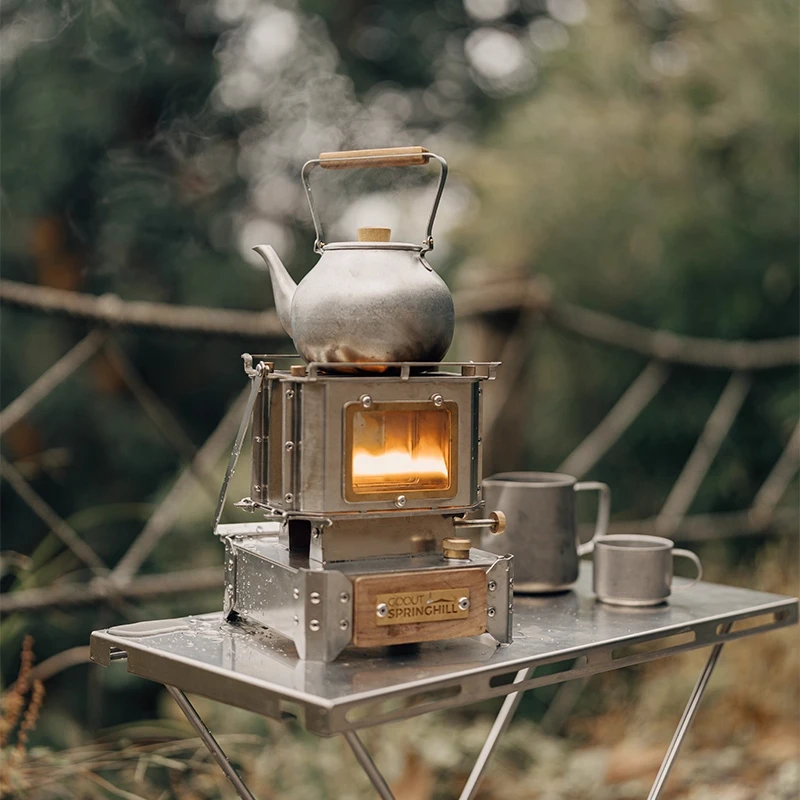 Vintage Style Camping Stove Du - Camping Double Cooking Stove recension och pris